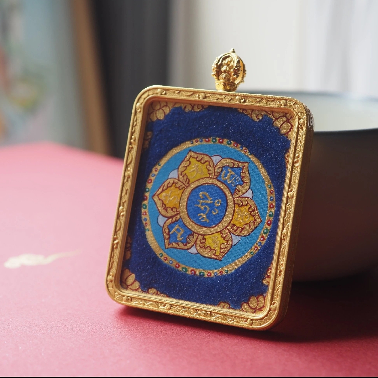 Samantabhadra Mantra: Sacred Lotus & Manifestation Talisman