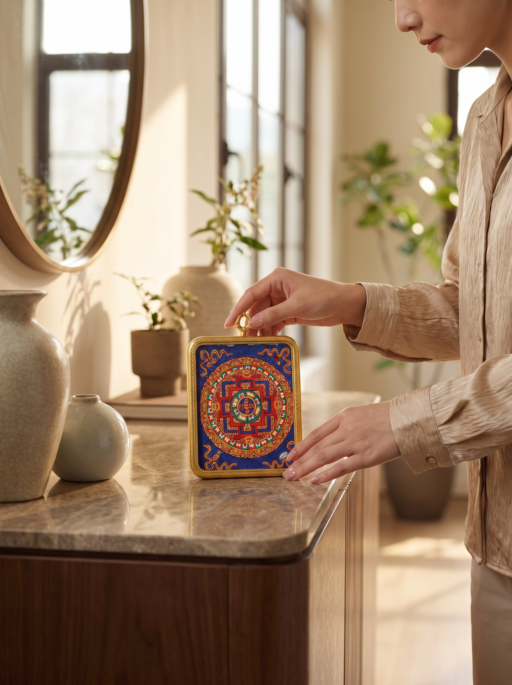 The Sacred Mandala: Divine Geometry & Order Talisman Heirloom-Grade Craftsmanship
