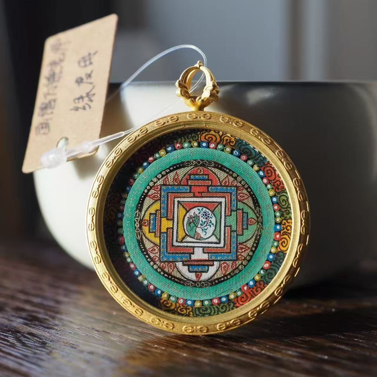 Green Tara Mandala: Compassionate Protection & Serenity Talisman