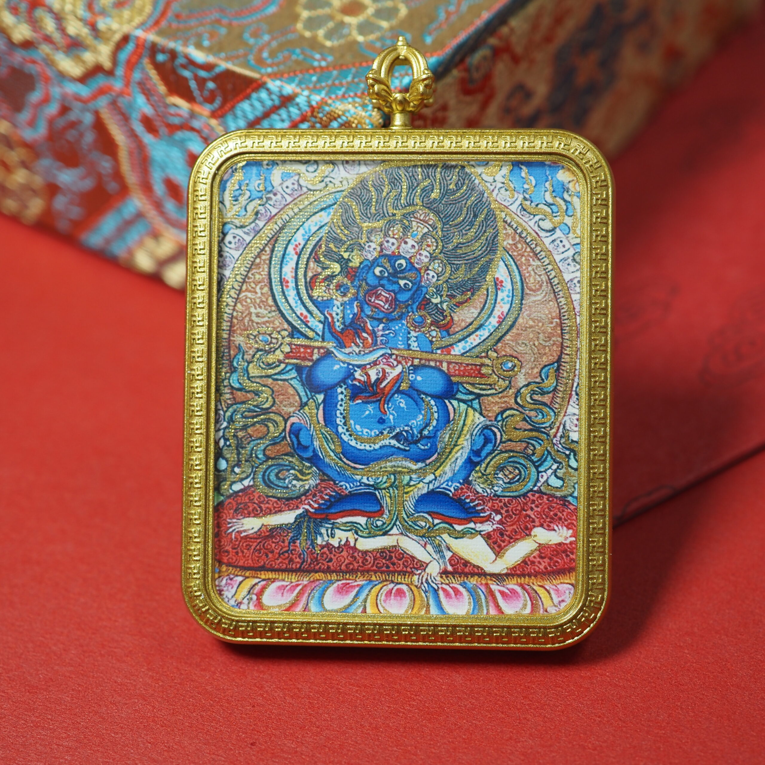 Two-Armed Bernagchen Mahakala: Ultimate Guardian &amp; Sovereign Shield Talisman