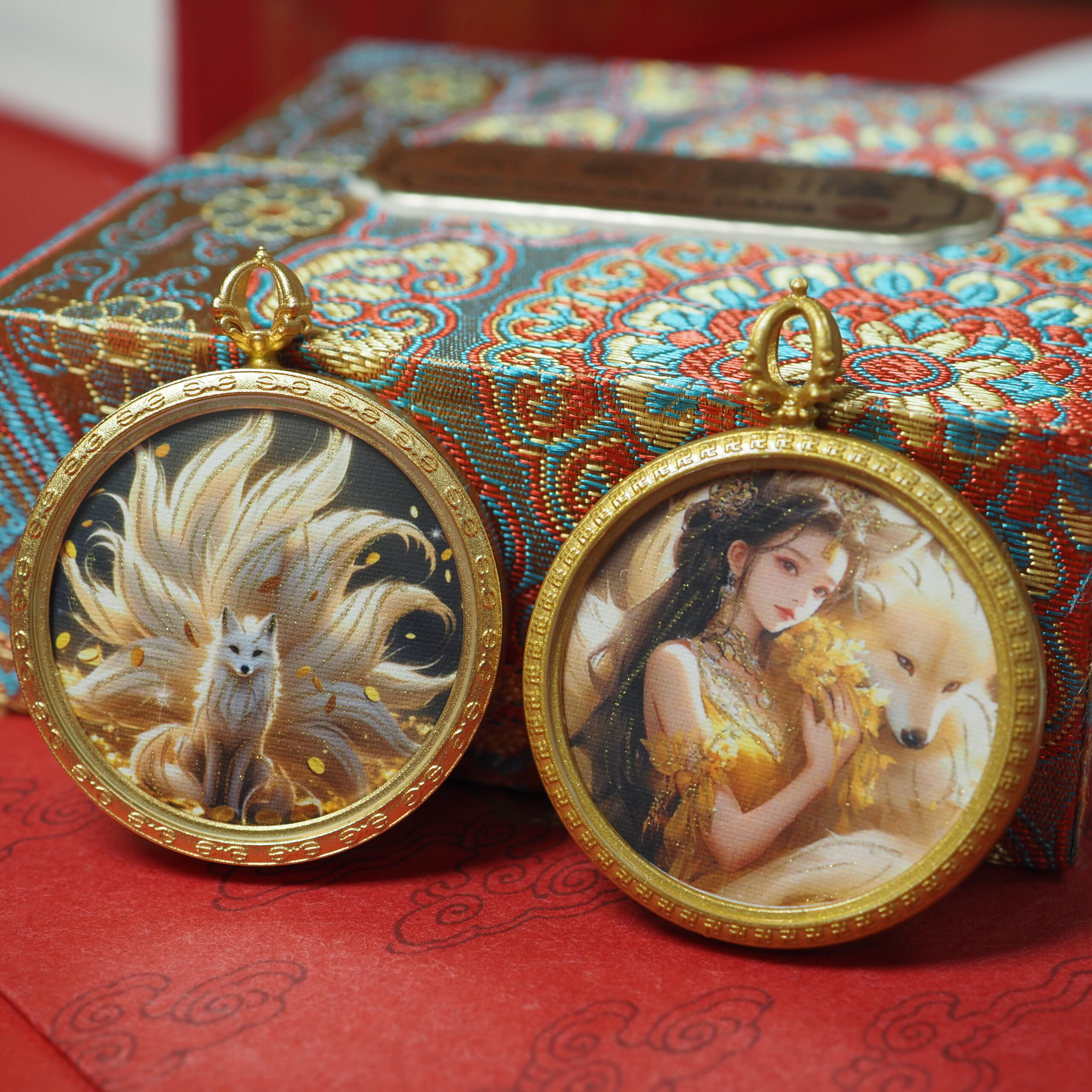 Nine-Tailed Fox Fairy: Celestial Charm & Soulmate Attraction Talisman