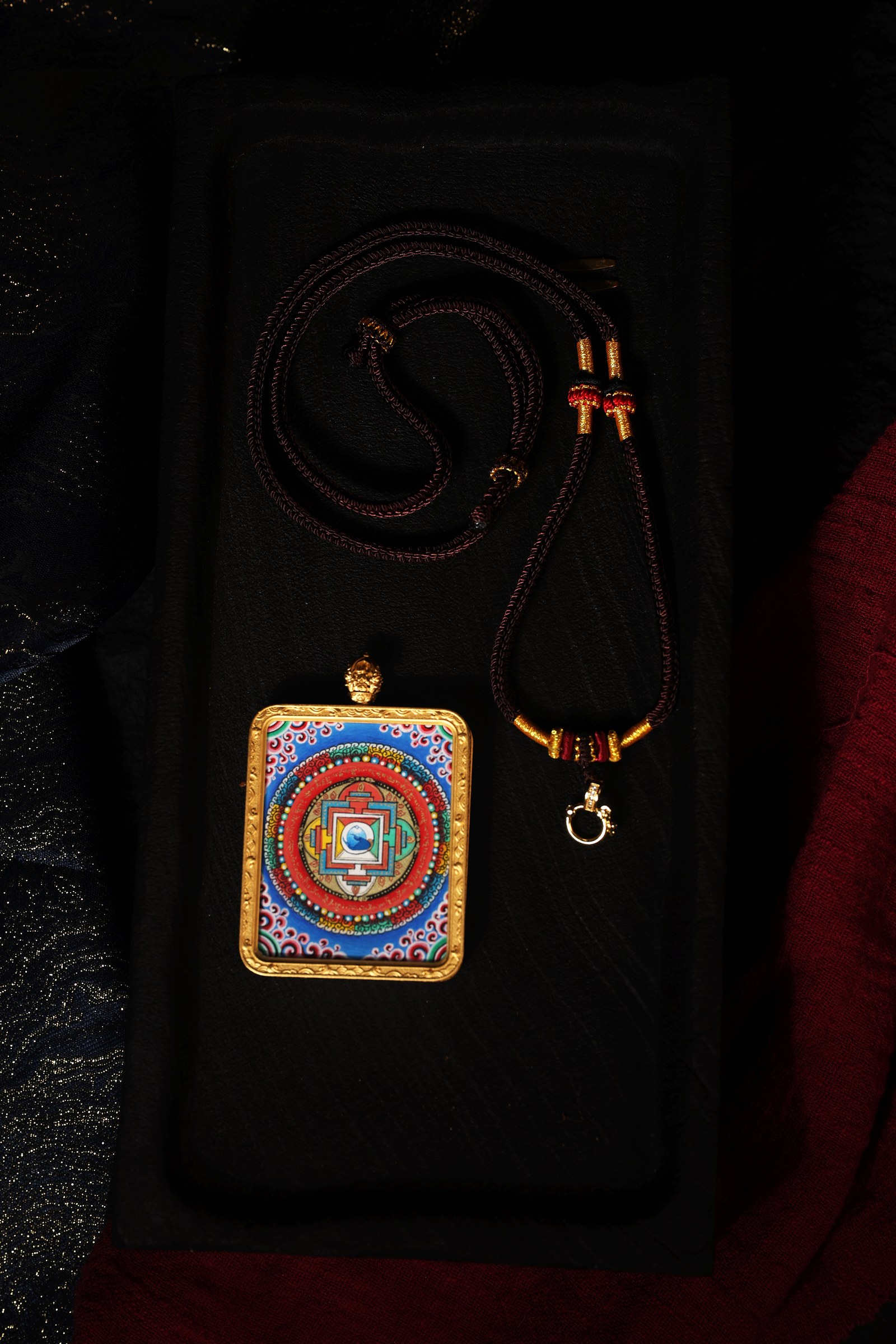 Black Jambhala Mandala: Abundance & Obstacle Breaker Talisman